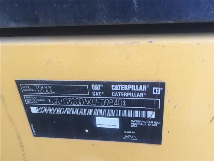 Excavadoras Caterpillar 320DL (Quito)