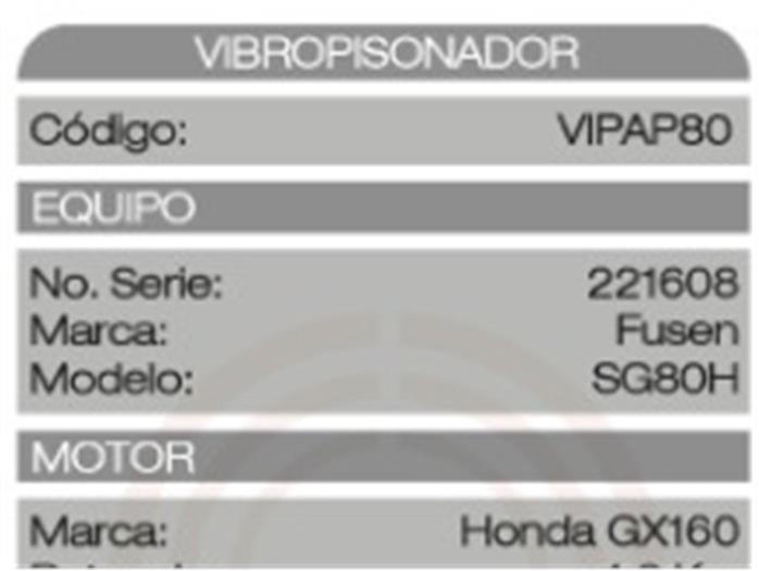 Vibroapisonadores Fusen SG80H  (Guayaquil)