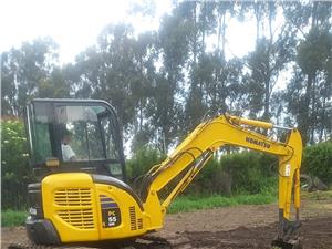 Miniexcavadoras Komatsu PC 55 MR (Cayambe)