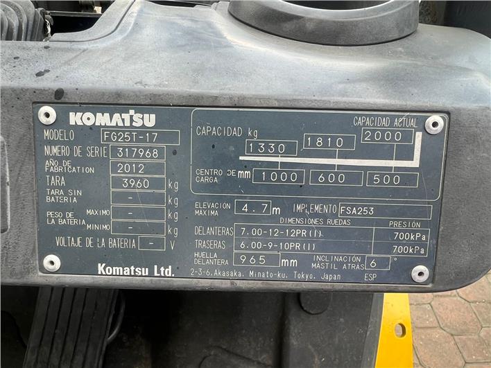Montacargas Komatsu 2.5 ton (Guayaquil)