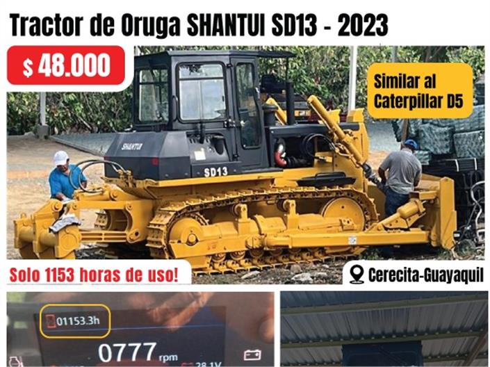Tractores de Oruga SHANTUI SD13 (Guayaquil)