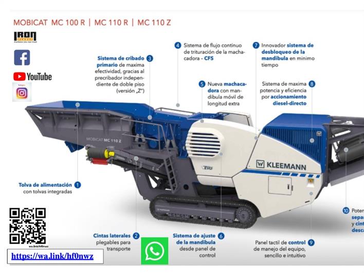 Trituradoras Kleemann MC110Z PRIMARIA (Quito)